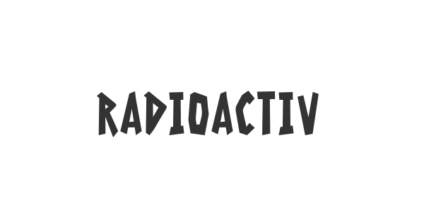 Radioactive Granny font thumbnail